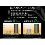 ダイヤモンドガラスフィルム 10H アルミノシリケート 反射防止