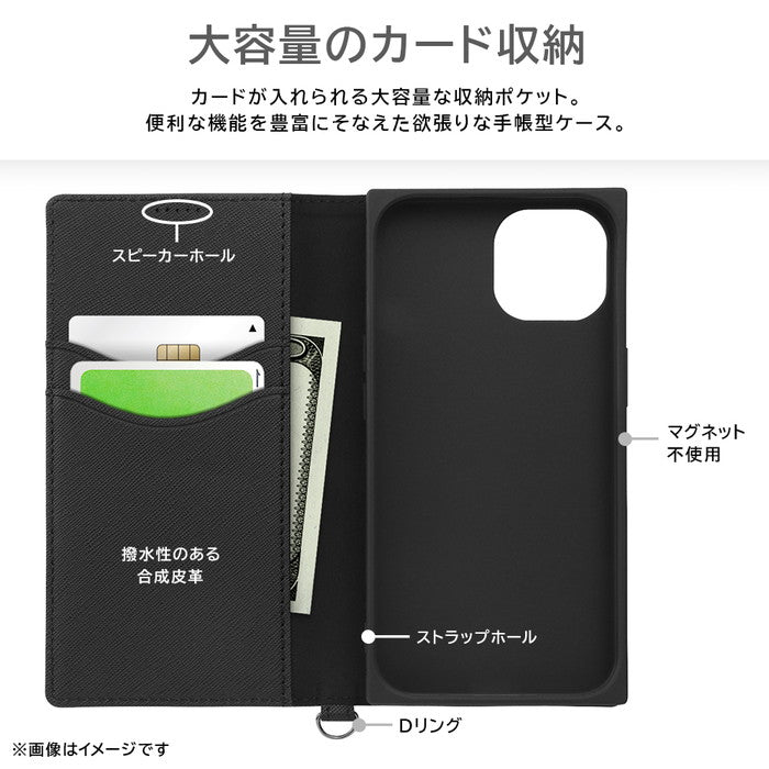 耐衝撃 手帳型レザーケース KAKU Durable