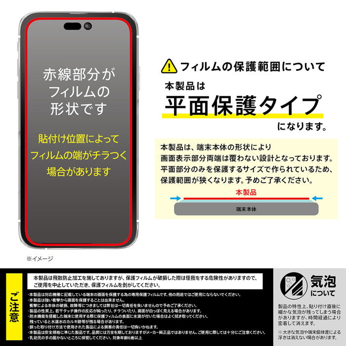 ガラスフィルム 防埃 10H 光沢