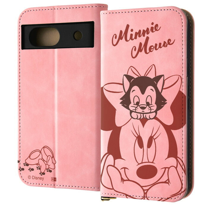 ディズニー 手帳型レザーケース Raffine