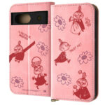 ムーミン 手帳型レザーケース Raffine