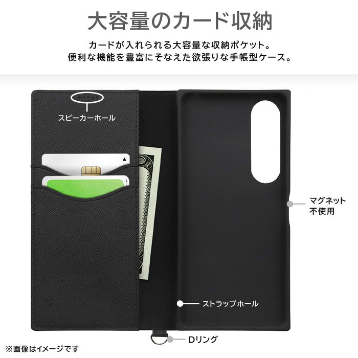 耐衝撃 手帳型レザーケース KAKU Durable