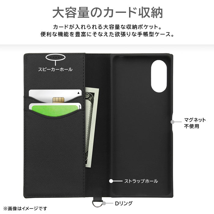 耐衝撃 手帳型レザーケース KAKU Durable