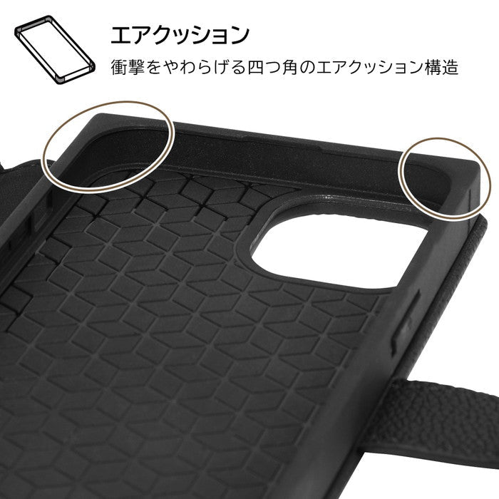 『ディズニーキャラクター』/耐衝撃 手帳型レザーケース KAKU Ring