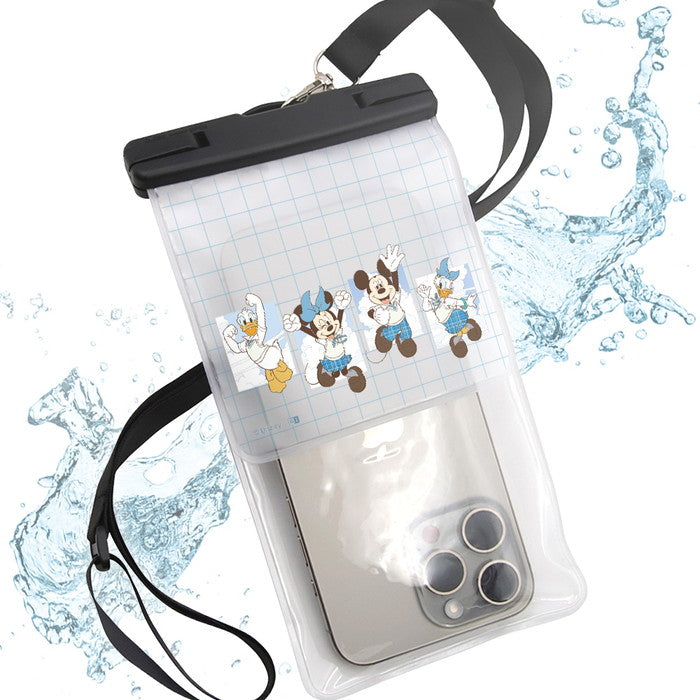 ディズニー / スマホ 防水ケース 収納ポーチ付き