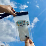 ディズニー / スマホ 防水ケース 収納ポーチ付き
