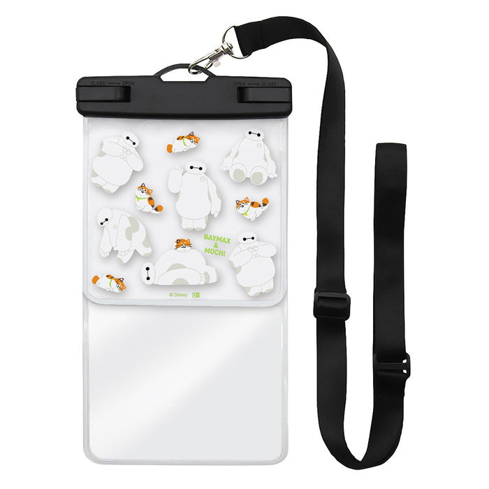 ディズニー / スマホ 防水ケース 収納ポーチ付き / ベイマックスとモチ