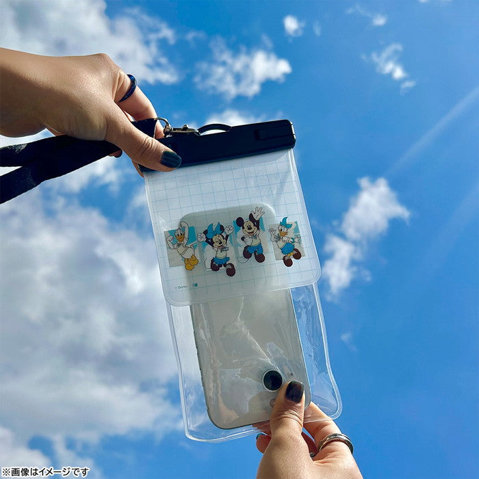 ディズニー / スマホ 防水ケース 収納ポーチ付き