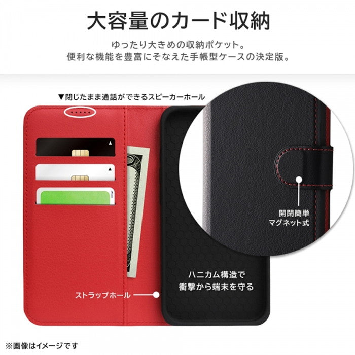 Like standard マグネットベルト シンプル 手帳型レザーケース