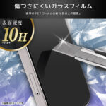 ダイヤモンドガラスフィルム 光沢 化学強化 アルミノシリケートガラス 耐衝撃 平面保護 硬度10H
