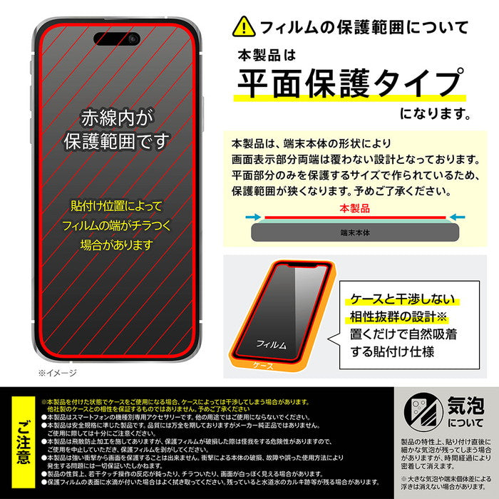 ダイヤモンドガラスフィルム 光沢 化学強化 アルミノシリケートガラス 耐衝撃 平面保護 硬度10H