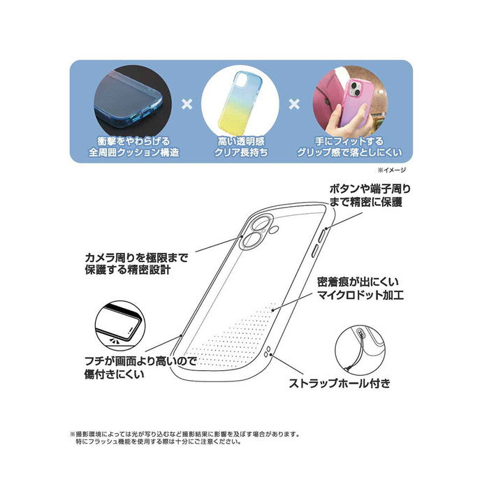 耐衝撃 バンパー 精密設計 カメラ保護 グラデーション TPUソフトケース