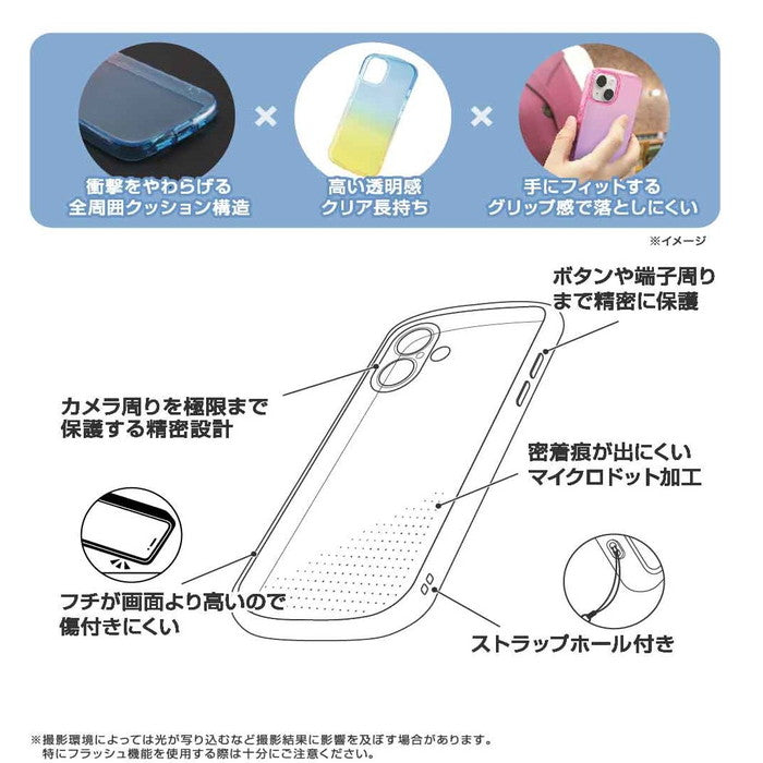 耐衝撃 バンパー 精密設計 カメラ保護 グラデーション TPUソフトケース