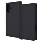 Durable 耐衝撃 マグネット不使用 シンプル スクエア 手帳型レザーケース