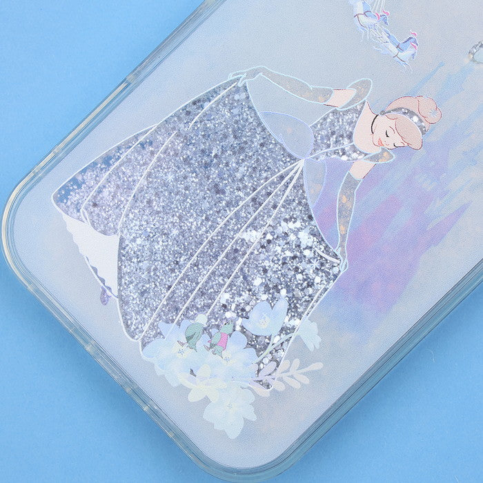 ディズニー / 衝撃吸収 バンパー 動く キラキラ ラメ グリッターケース