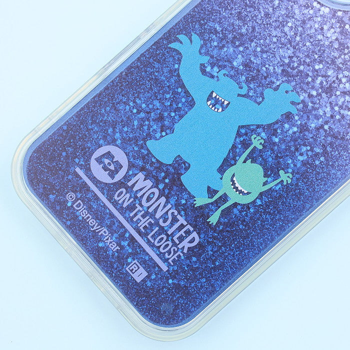 ディズニー ピクサー / 衝撃吸収 バンパー 動く キラキラ ラメ グリッターケース