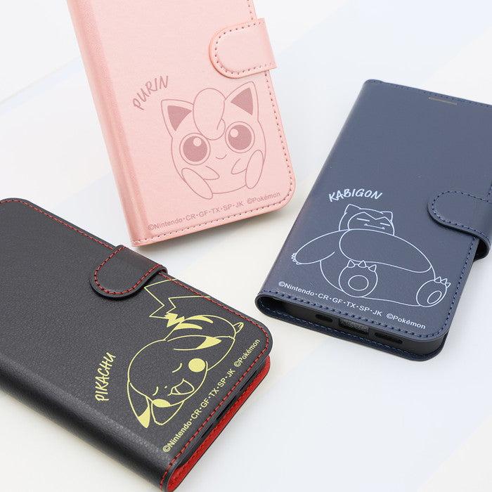 ポケットモンスター / 衝撃吸収 マグネットベルト シンプル 手帳型レザーケース