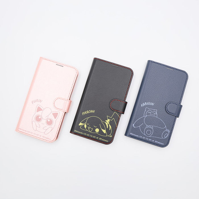 ポケットモンスター / 衝撃吸収 マグネットベルト シンプル 手帳型レザーケース