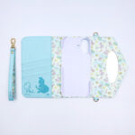 ディズニー / Collet ハンドストラップ ミラー付き 三つ折り 手帳型レザーケース