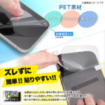 PRO貼りサポート PETフィルム ブルーライトカット 反射防止 衝撃吸収 抗菌・抗ウイルス 平面保護 指紋防止