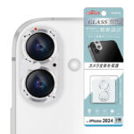 ディズニー / ガラスフィルム カメラ保護 一体型 クリア 硬度10H