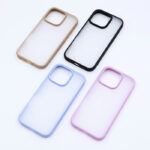 SHEER 衝撃吸収 バンパー 指紋防止 マット シアー ハイブリッドケース