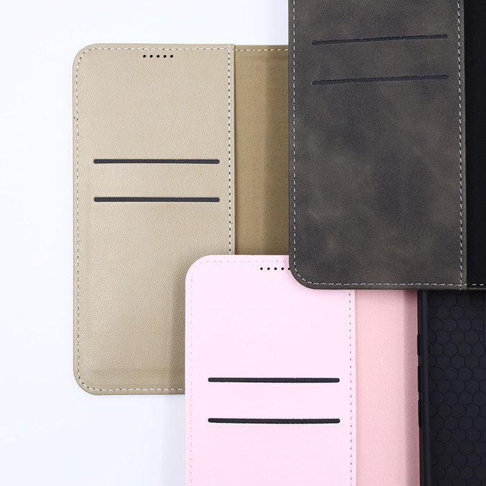 Noble 耐衝撃 マグネットベルト バイカラー 手帳型レザーケース