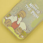 ディズニー / 衝撃吸収 バンパー 動く キラキラ ラメ グリッターケース