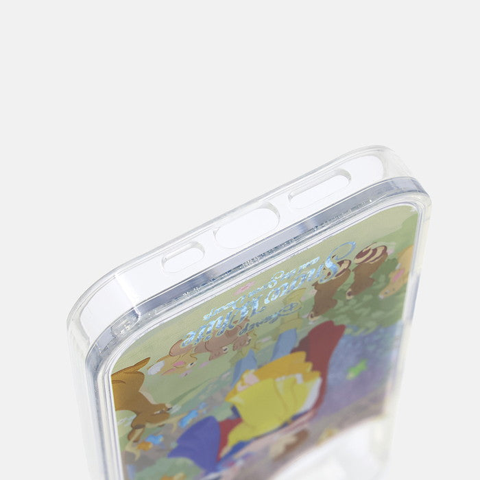 ディズニー / 衝撃吸収 バンパー 動く キラキラ ラメ グリッターケース