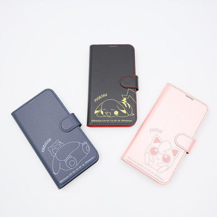 ポケットモンスター / 衝撃吸収 マグネットベルト シンプル 手帳型レザーケース