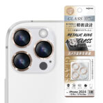 ガラスフィルム カメラ保護 一体型 メタリック 硬度10H