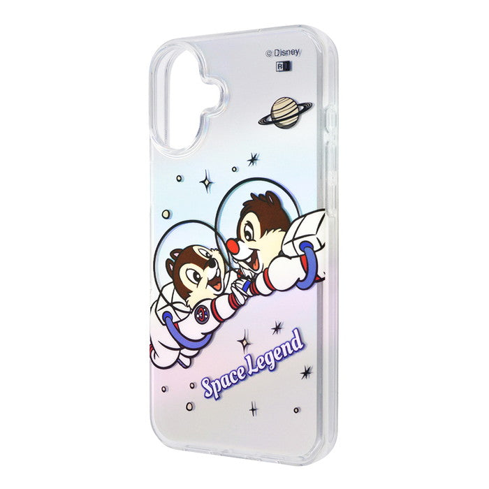 ディズニー / ぴかてる 衝撃吸収 バンパー TPUソフトケース / チップ＆デールと宇宙