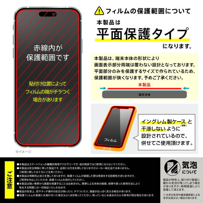 防埃 ガラスフィルム 光沢 簡単貼り付け 平面保護 硬度10H
