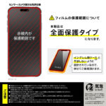 ガラスフィルム 反射防止 全面保護 硬度10H