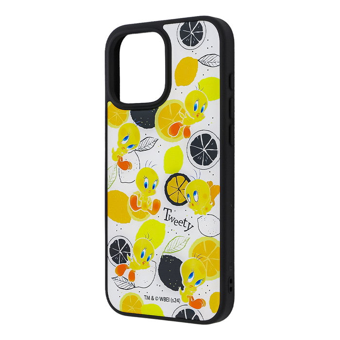 ルーニー・テューンズ / maru 衝撃吸収 バンパー ハイブリッドケース / トゥイーティー_総柄
