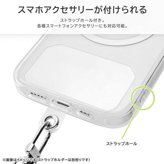 Like standard MagSafe対応 マグネットアクセサリー対応 衝撃吸収 バンパー ハイブリッドケース