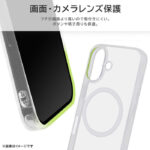 Like standard MagSafe対応 マグネットアクセサリー対応 衝撃吸収 バンパー マット メタリック ハイブリッドケース