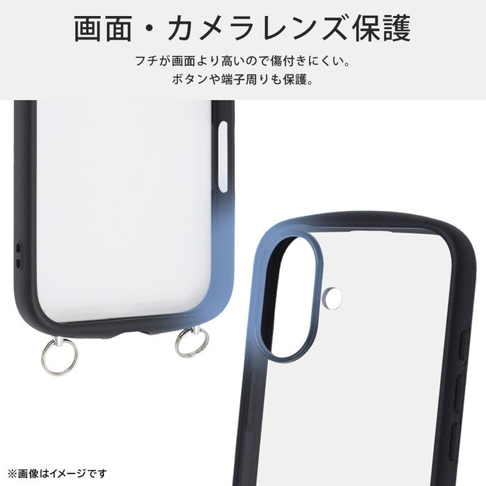 Like standard Puffull 耐衝撃 バンパー ストラップ金具付き ハイブリッドケース