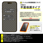 Like standard PETフィルム 光沢 抗菌・抗ウイルス 平面保護 指紋防止