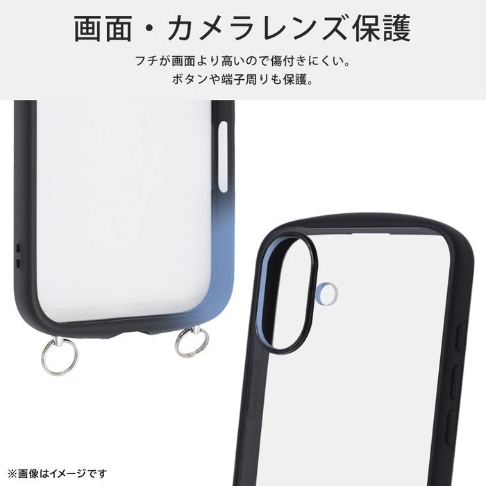 Like standard Puffull 耐衝撃 バンパー ストラップ金具付き ハイブリッドケース
