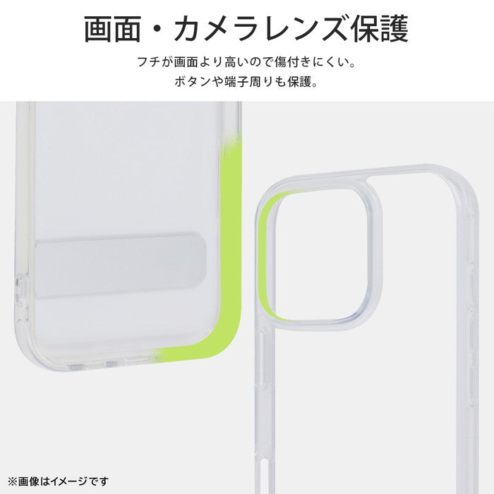 Like standard スタンド付き 衝撃吸収 バンパー ハイブリッドケース