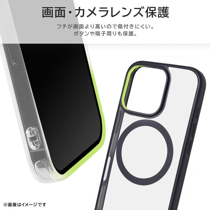 Like standard MagSafe対応 マグネットアクセサリー対応 衝撃吸収 バンパー マット メタリック ハイブリッドケース