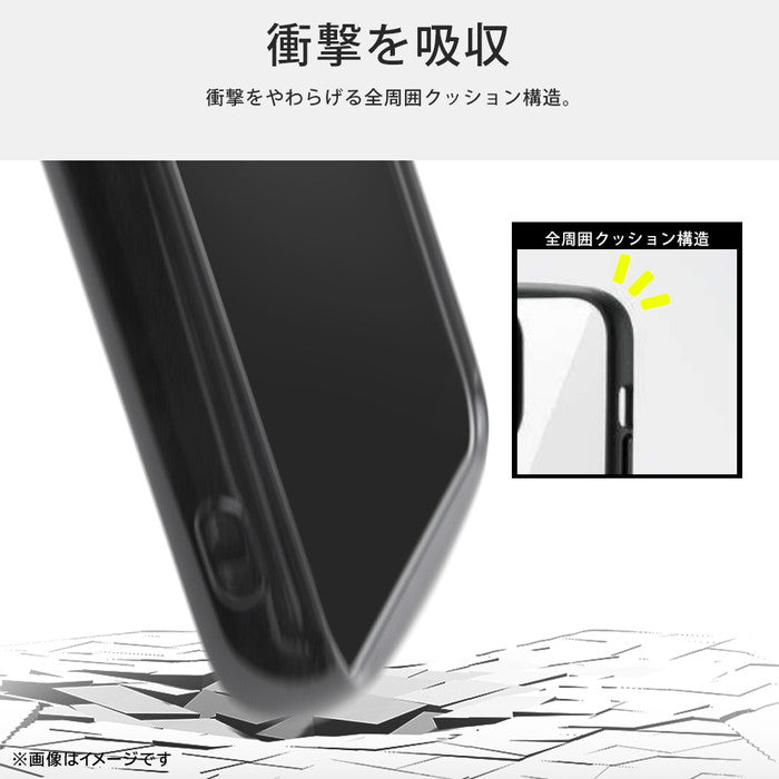 Like standard Puffull 耐衝撃 バンパー ストラップ金具付き ハイブリッドケース