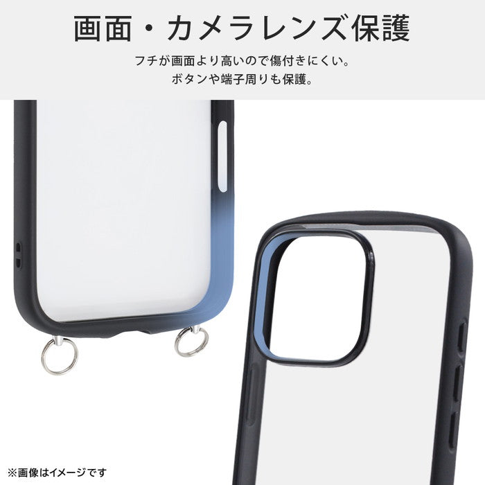 Like standard Puffull 耐衝撃 バンパー ストラップ金具付き ハイブリッドケース