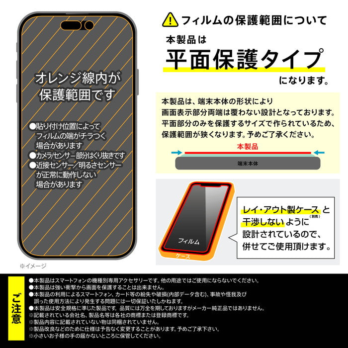 Like standard ガラスコートフィルム 覗き見防止 光沢 衝撃吸収 硬度10H 指紋防止