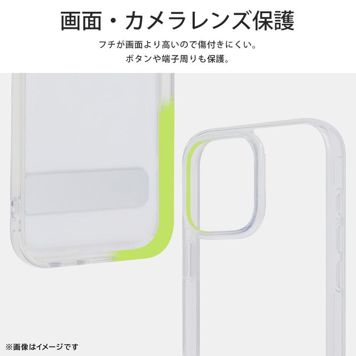 Like standard スタンド付き 衝撃吸収 バンパー ハイブリッドケース