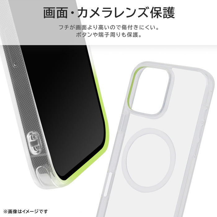 Like standard MagSafe対応 マグネットアクセサリー対応 衝撃吸収 バンパー ハイブリッドケース