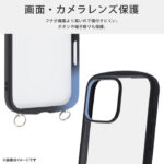 Like standard Puffull 耐衝撃 バンパー ストラップ金具付き ハイブリッドケース