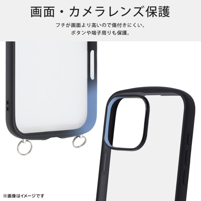 Like standard Puffull 耐衝撃 バンパー ストラップ金具付き ハイブリッドケース