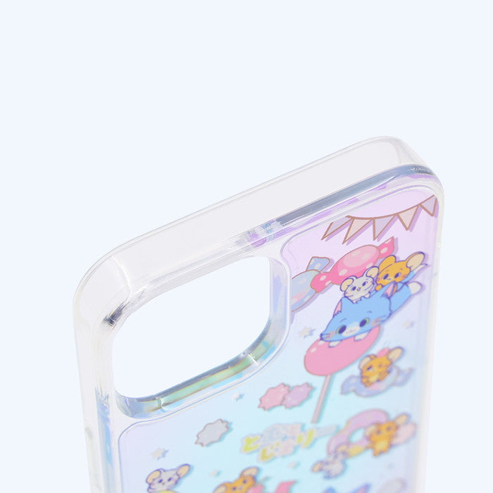 とむとじぇりーごっこ / 衝撃吸収 バンパー 動く キラキラ ラメ グリッターケース